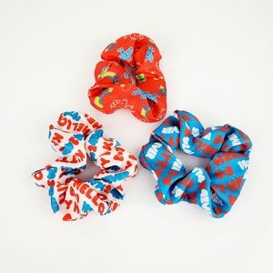 Hello Kitty 45th Anniversary Around The World Tour Scrunchies
